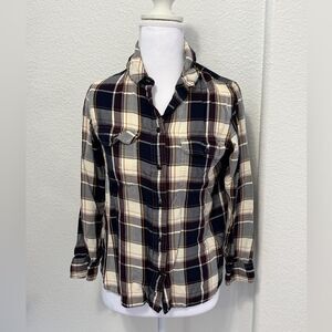 Madewell Classic Button Down Plaid Shirt